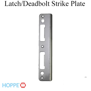 HOPPE Stainless Steel Latch and Deadbolt Strike - full curved lip , 8787747